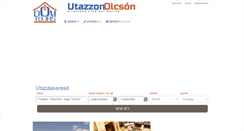 Desktop Screenshot of domtours.hu